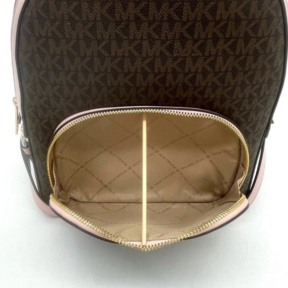Michael Kors Medium Jaycee Zip Packet Backpack Powder Blush - Picture 6 of 10